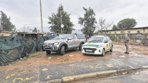 Koue weer eis ’n ma van Lover’s Lane in Paarl-Oos