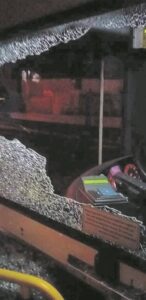 Golden Arrow bus vandalised