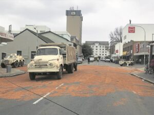 Lights! Cameras! Action! . . . nogal in Paarl CBD