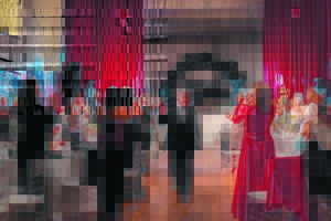 Ontwerper vier 30 jaar met glansvieringe