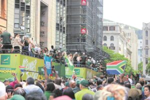 Bokke verf Kaap groen in sege-toer