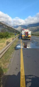 Brand op Dutoitskloofpas