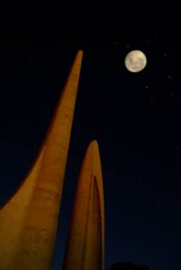 Sprankelende sterrehemel wink by Paarl se Taalmonument