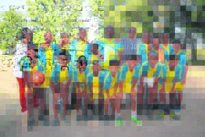 Paarlzicht se sokkerspanne stof teenstanders af