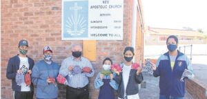 Church youth group starts a mask making initiative