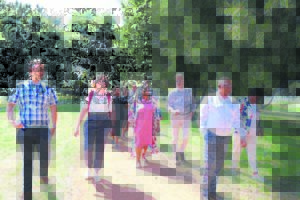 Joint funders inspect Arboretum