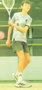 Local junior squash champ