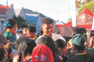 Paarliete gee Moodie warm ontvangs