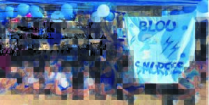 Blouhuis kleuresport-wenners