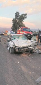 Drie sterf toe motor op N1 teen vragmotor bots