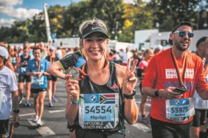 Marathon run helps students