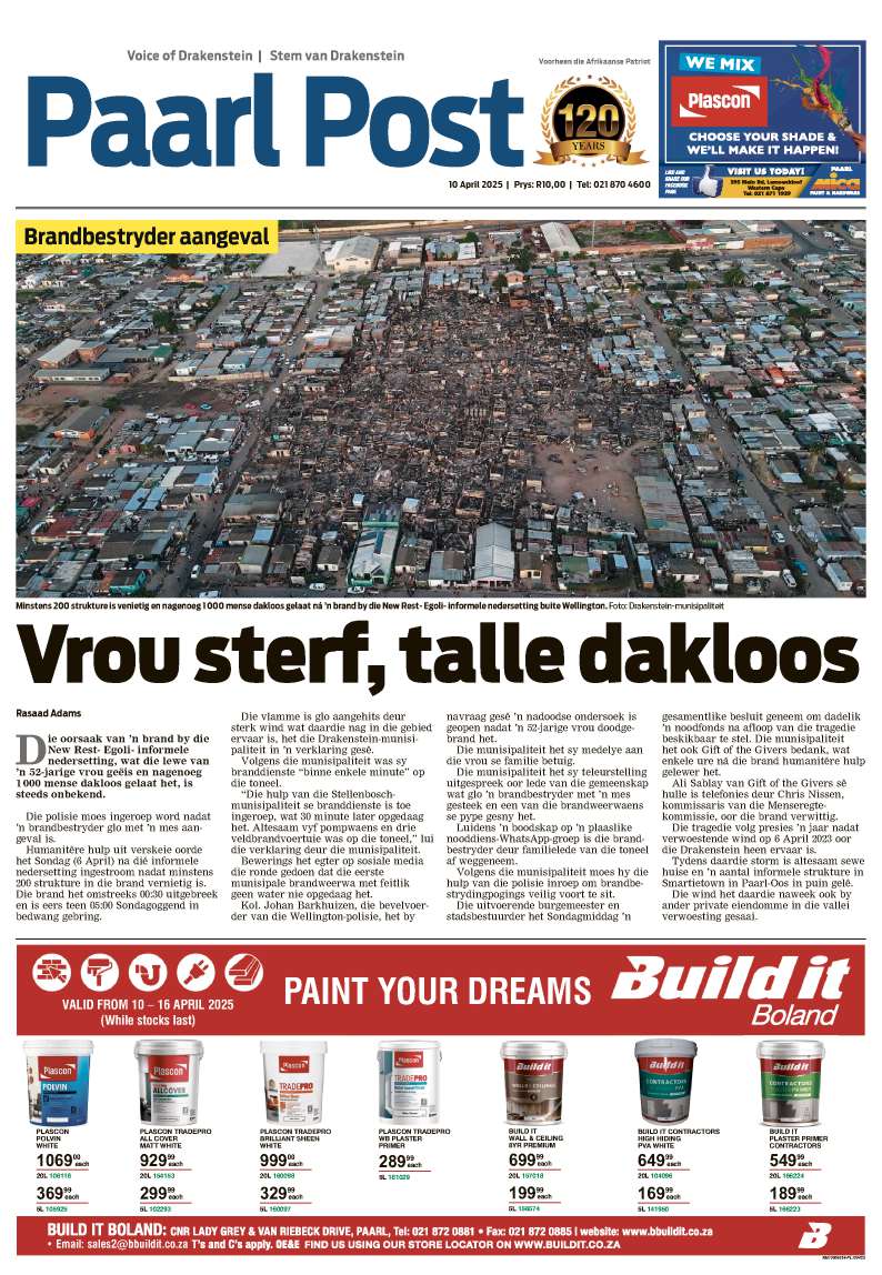 Paarl Post E-Edition 10 April 2025