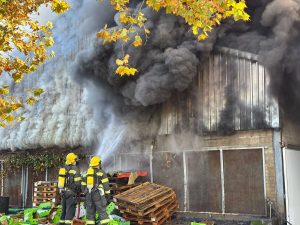 No injuries reported following destructive blaze at Wellington farm warehouse