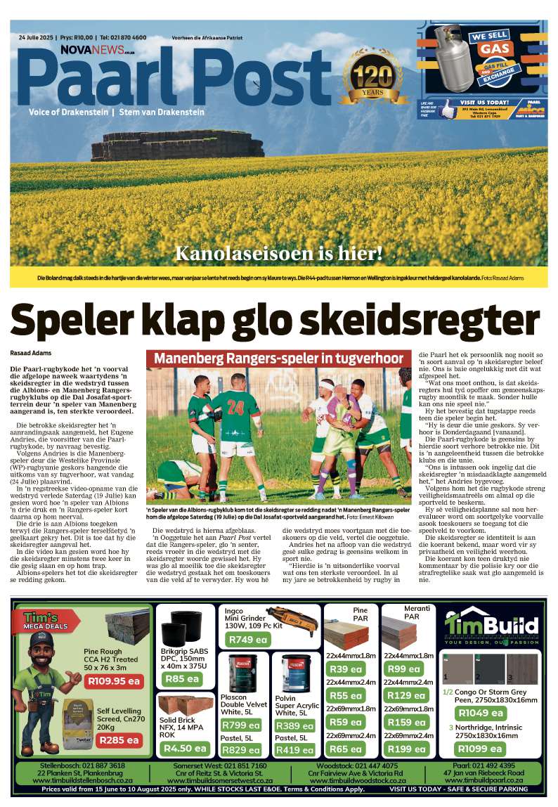 Paarl Post – E-edition –24 July 2025