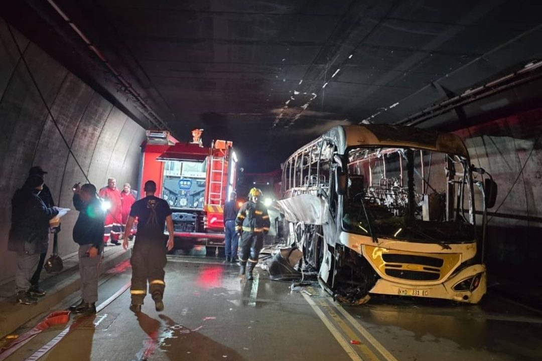 Die ongelukstoneel Vrydagaand. Foto: Drakenstein-munisipaliteit