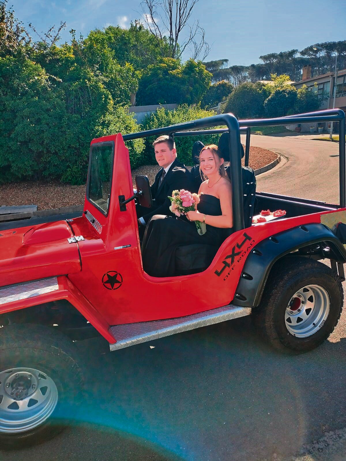 ‘n Jeep vir sy afskeid