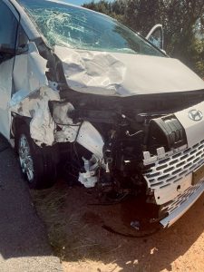 Botsing eis een persoon in Franschhoek