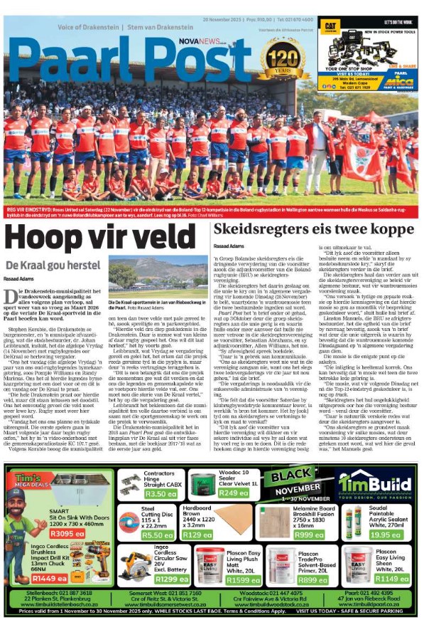 Paarl Post – E-edition – 20 November 2025