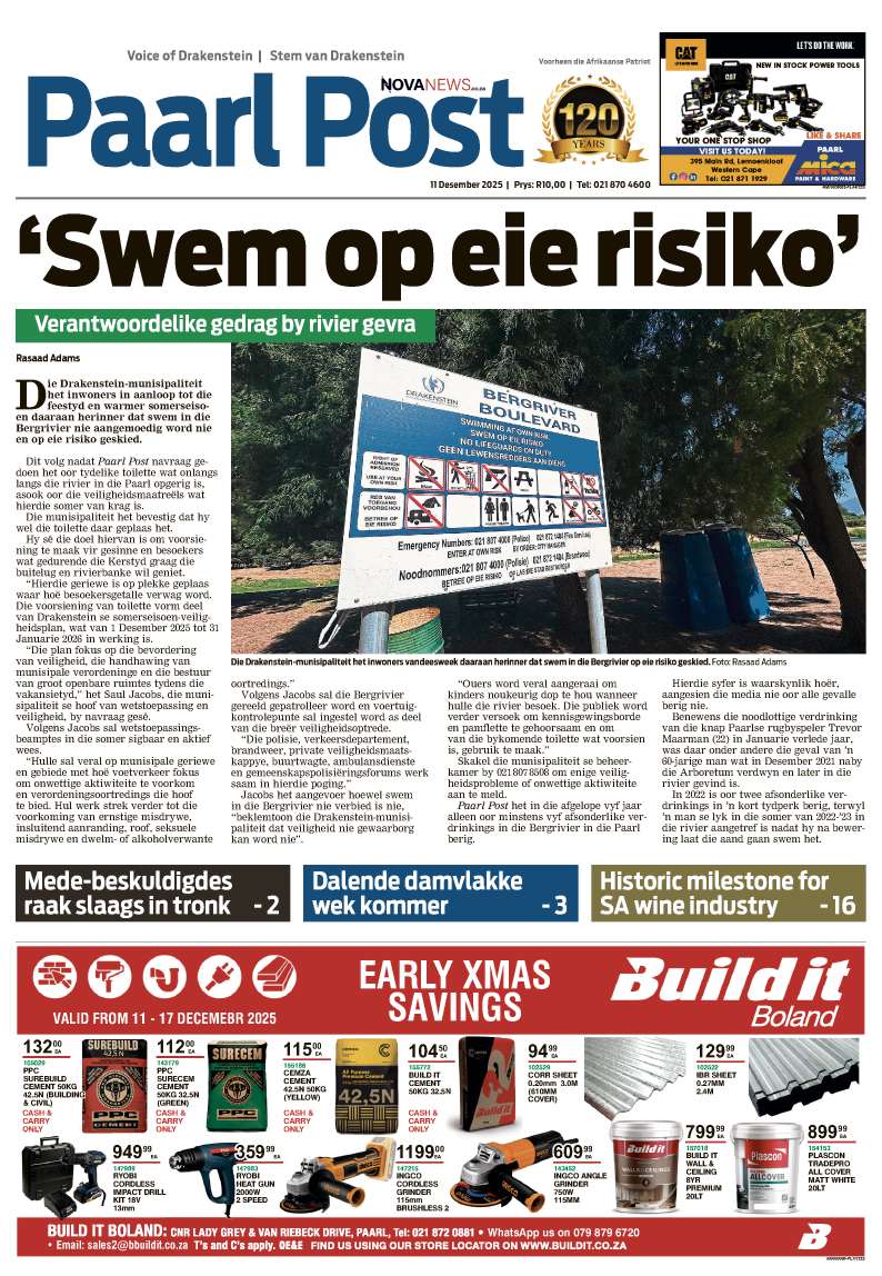 Paarl Post – E-edition – 11 December 2025