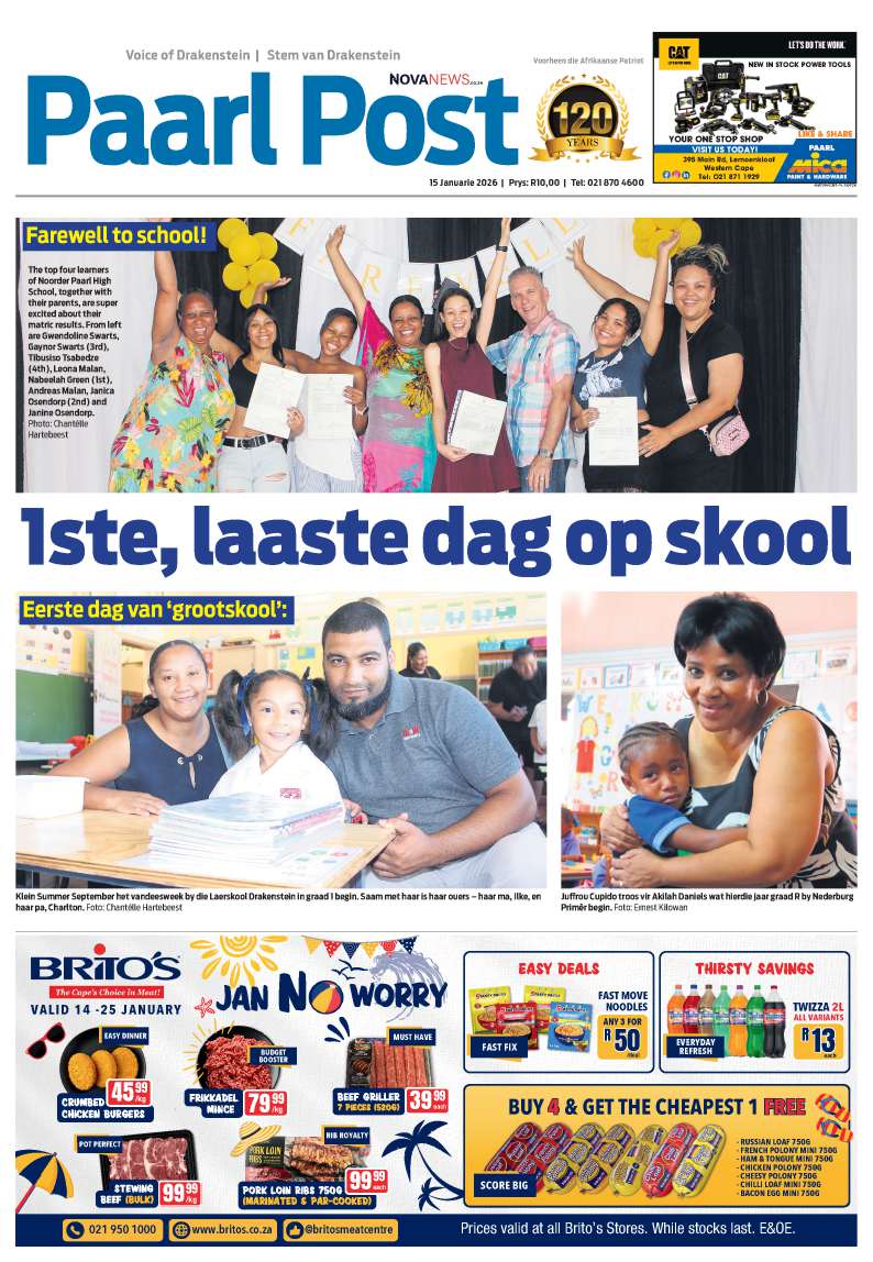 Paarl Post – E-edition – 15 January 2026