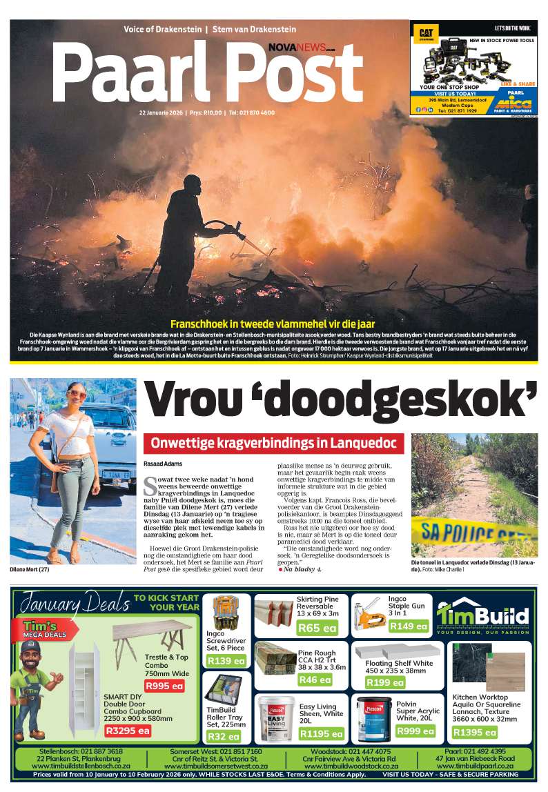 Paarl Post – E-edition – 22 January 2026