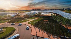 Kaapse Wynland-lughawe-span gee oorsig van mega-projek