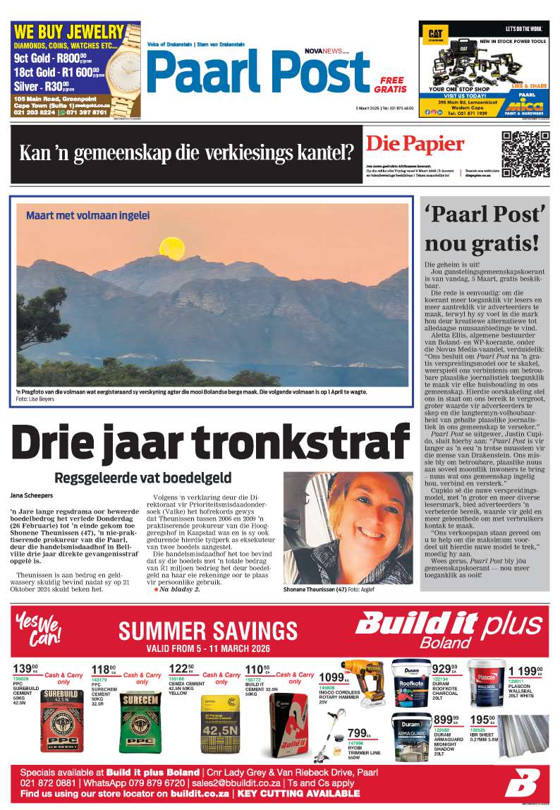Paarl Post – E-edition – 5 March 2026