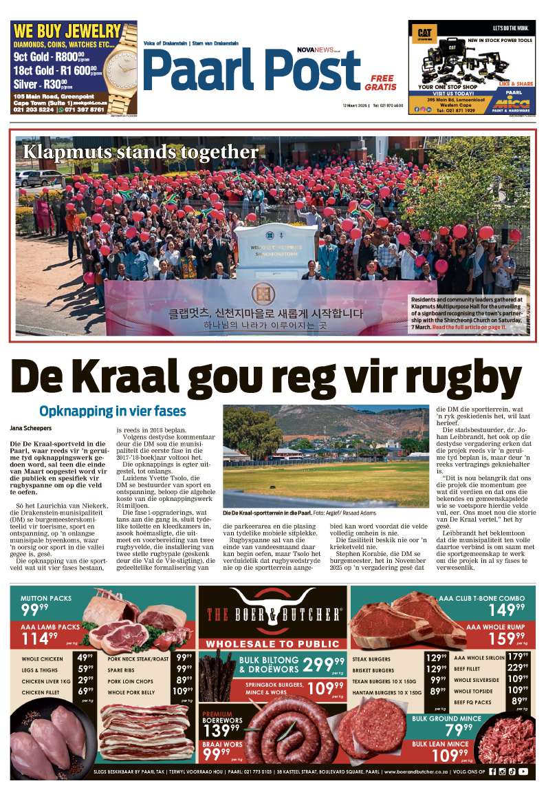 Paarl Post – E-edition – 12 March 2026