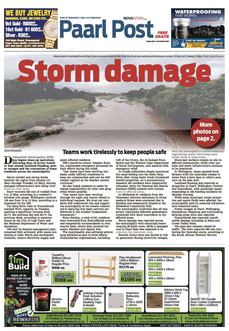 Paarl Post – E-edition – 14 May 2026