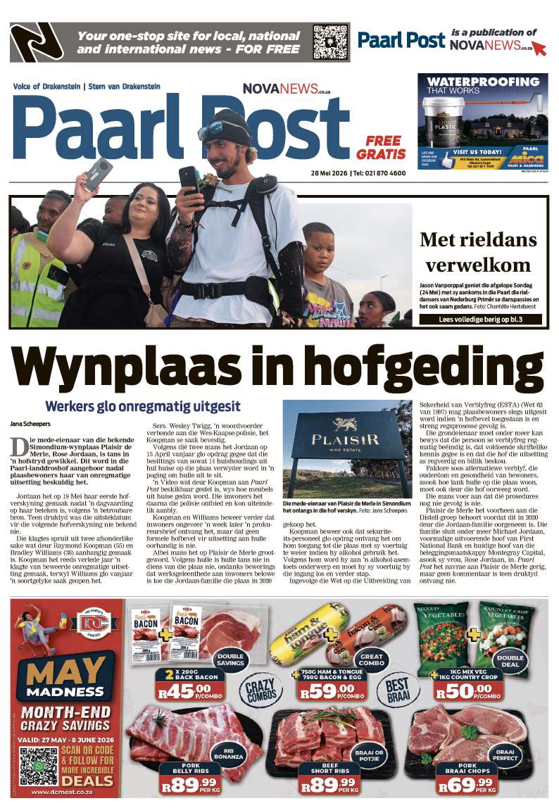 Paarl Post – E-edition – 28 May 2026