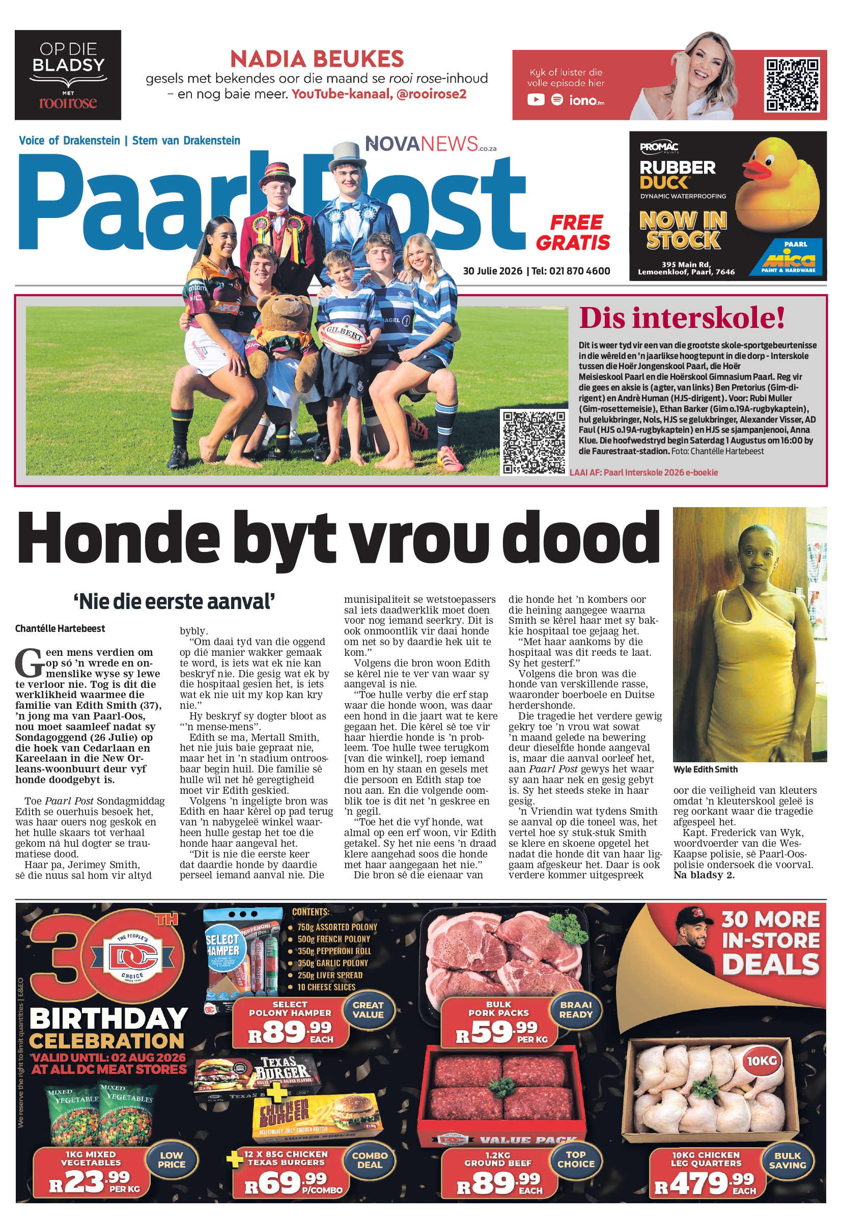 Paarl Post – E-edition – 30 July 2026