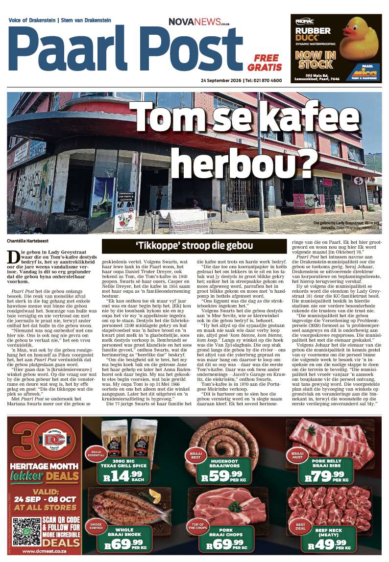 Paarl Post – E-edition – 24 September 2026
