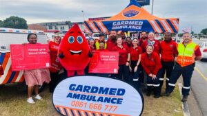 Low Blood Stocks: SANBS joins forces with Fidelity ADT Security and Gardmed Ambulance Services for Easter drive
