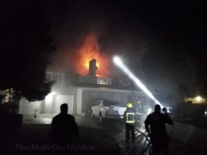 Dog resuscitated by paramedics following house fire