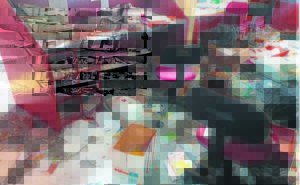 Vandals strike again – Chatty library targeted