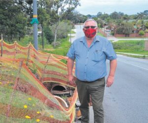 Concern over collapsed drains in Kabega