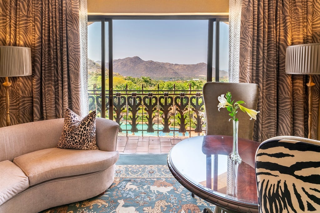 Superior room facing the pool.