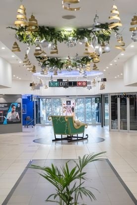 The Santa Sleigh at Entrance 1 of the Walmer Park 