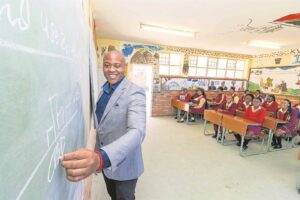 New desks, gym get A-plus from KwaMagxaki learners
