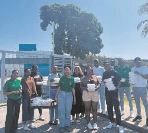 Student NPO distributes meals to homeless