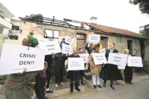 Residents irate about ‘crime den’