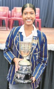 Talia completes primary school on high note