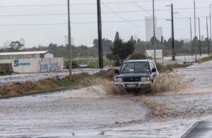 Tips on driving through storm-damaged roads