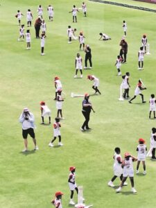 School cricketers still hard at work