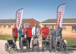 Customised wheelchairs for special needs learners at Lonwabo School