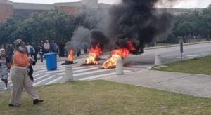 Breaking: Protests disrupt Nelson Mandela University campus
