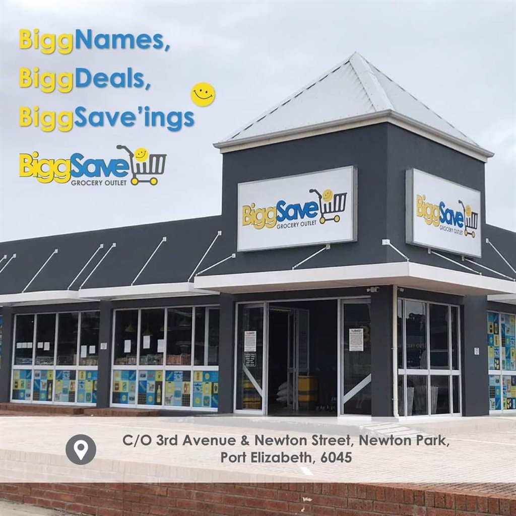 BiggSave Grocery Outlet's first store is located on the corner of 3rd Avenue and Newton Street in Newton Park, Gqeberha.