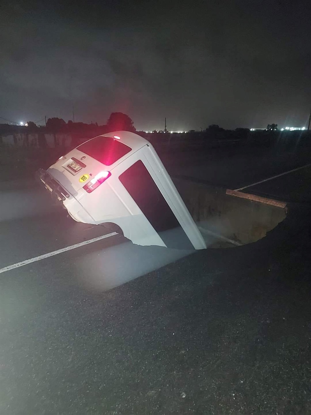 Matanzima Road in Kwanobuhle has been severly dama