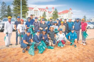 Clean-up held at beachfront