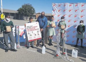 Port terminals supply PPE for Wells Estate school kids